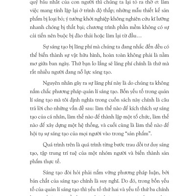 Sách: Sáng Tạo - Phương Thức Làm Việc Và Sinh Tồn trong Tương Lai