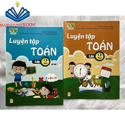 Sách - Luyện tập Toán lớp 2 ( tập 1 + tập 2)