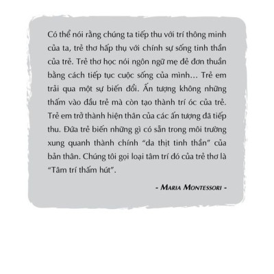 Tâm Trí Thấm Hút