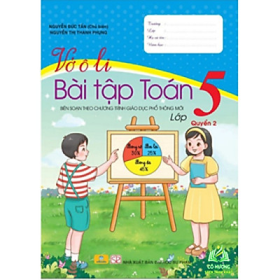 Sách - Vở Ô Li Bài Tập Toán Lớp 5 - Tập 2 - Biên soạn theo chương trình GDPT mới