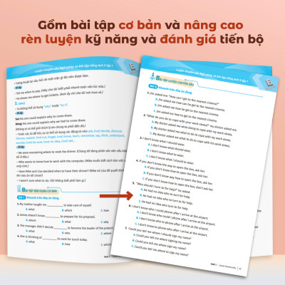 Combo Luyện chuyên sâu ngữ pháp và bài tập tiếng anh Lớp 9 (2 Tập) (Global)