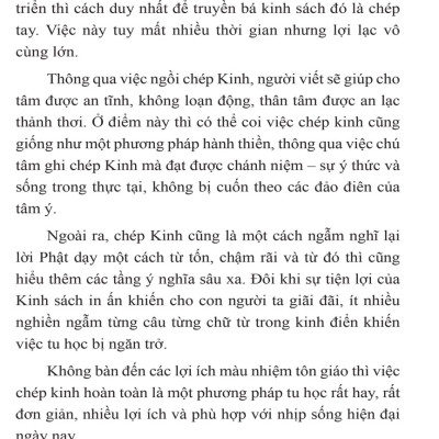 Sổ Chép Kinh In Mờ
