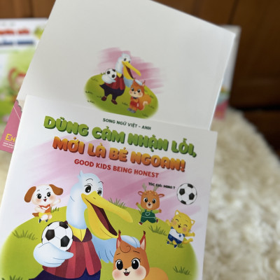 Combo 10 cuốn sách Ươm mầm kỹ năng sống cho trẻ 0-10 tuổi (Song ngữ Việt Anh)