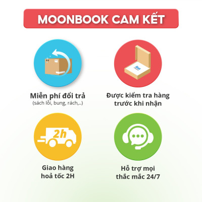Sách ôn thi đánh giá năng lực Hà Nội HSA 2025 - Tổng ôn phần toán học và xử lý số liệu Moonbook