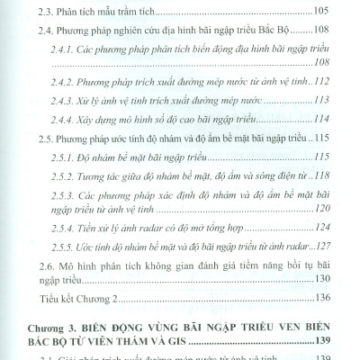 Vùng Bãi Ngập Triều Ven Biển Bắc Bộ - Tiếp Cận Từ Viễn Thám Và Gis (Bộ Sách Chuyên Khảo Biển Và Công Nghệ Biển) (Bìa Cứng) 