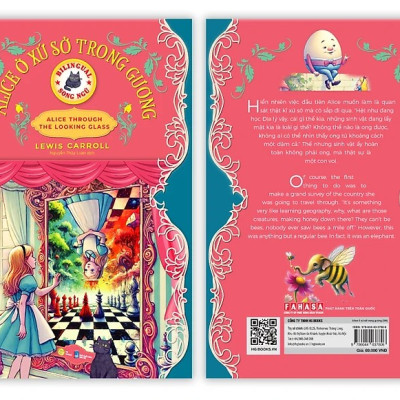 Sách - Alice ở xứ sở trong gương - Truyện song ngữ thiếu nhi (tặng file nghe & note từ vựng)