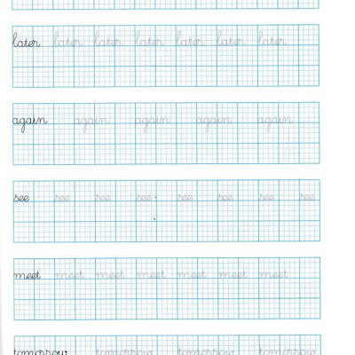 English Handwriting - Vở Tập Viết Tiếng Anh Lớp 4 - Tập 1