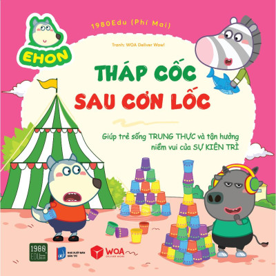 Combo 6 cuốn Wolfoo Ehon - Bản Quyền