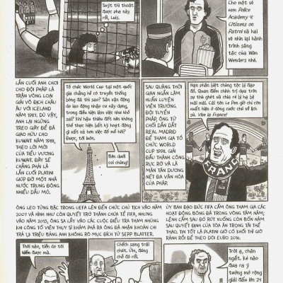 LỊCH SỬ BÓNG ĐÁ bằng tranh – Ngôi đền huyền thoại (tập 2) – Sách tranh biếm họa – David Squires – Nguyễn Tuấn Bình dịch - Nhã Nam – NXB Dân Trí – bìa cứng