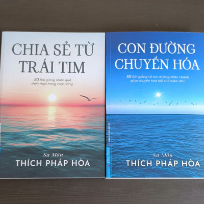 Bát Chánh Đạo (Bìa mềm) + Con Đường Chuyển Hóa + Chia Sẻ Từ Trái Tim (Thầy Thích Pháp Hòa)