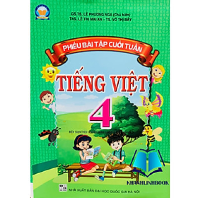 Sách - phiếu bài tập cuối tuần tiếng việt 4