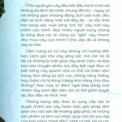 Bí Mật Nhỏ Cho Người Yêu Cây (Cẩm nang trồng và tạo hình cây cảnh) - Felicity Hart; Mỹ Tiên dịch
