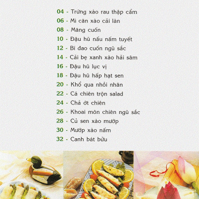 30 Món Chay Giàu Dinh Dưỡng - VT