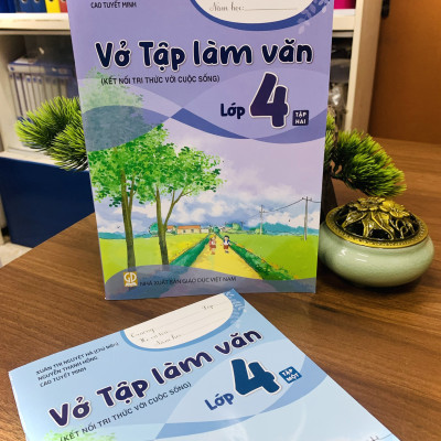 Sách - Combo Vở tập làm văn lớp 4 - tập 1 + 2 ( kết nối tri thức )