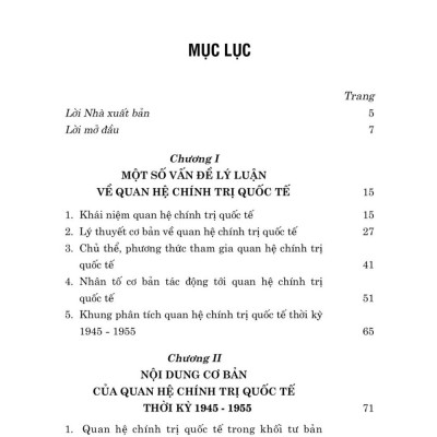Hai cực hay đa cực quan hệ chính trị quốc tế năm 1945 - 1955 và tác động tới cách mạng Việt Nam - bản in 2024