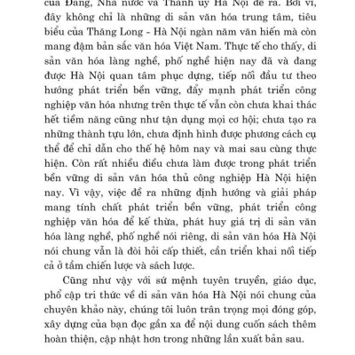 Làng nghề phố nghề Thăng Long Hà Nội ( bản in 2024)