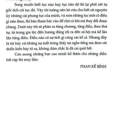 Sách - Việt Nam phong tục (Nhã Nam HCM)
