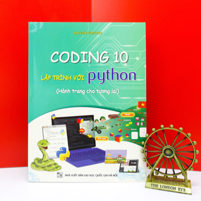 Combo 2 sách hướng dẫn học lập trình Python cho học sinh lớp 10