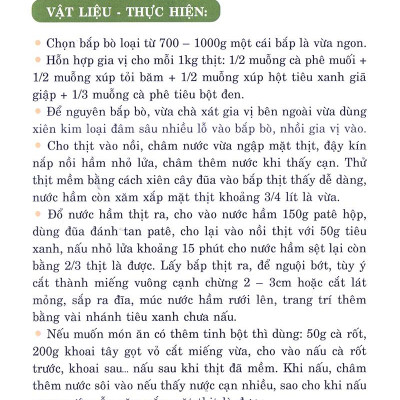Nấu Ăn Ngon - Các Món Nấu