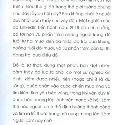Cẩm Nang Sinh Tồn Cho Bạn Trẻ - Vượt Qua Khủng Hoảng Tuổi Đôi Mươi