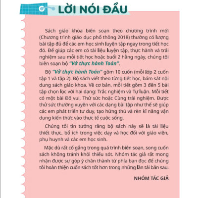 Sách - Vở Thực Hành Toán 2 - Biên soạn theo chương trình GDPT mới - ndbooks