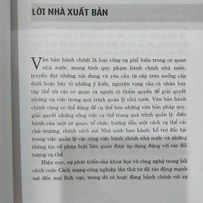 Sách - Văn Bản Học Hành Chính Lý Luận Và Thực Tiễn - NXB Chính Trị Quốc Gia