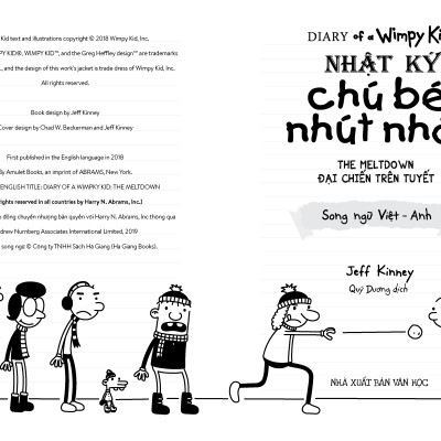 Nhật ký chú bé nhút nhát Song ngữ Việt-Anh Tập 13 (Đại chiến trên tuyết)