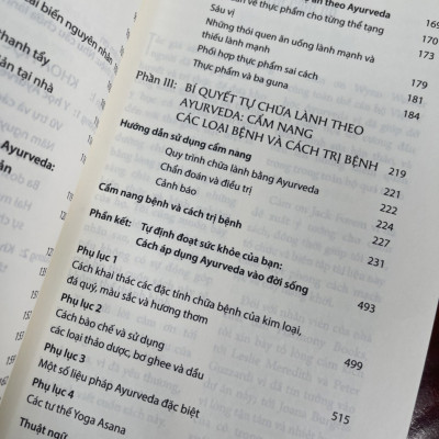 AYURVEDA – Phương Pháp y thuật cổ truyền Ấn Độ 5000 tuổi - Vasant Lad – Hoàng Lan dịch – Thái Hà books – NXB Thế Giới