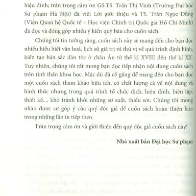 SỰ TẠO THÀNH BẢN SẮC DÂN TỘC - Châu Âu Thế Kỉ XVIII - XX - Anne-Marie Thiesse - Nguyễn Thị Hạnh, Nguyễn Hoàng Như Thanh dịch - NXB Đại học Sư phạm