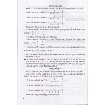 Sách - Phương pháp giải toán Xác suất Sinh học (Dùng chung cho các bộ SGK)
