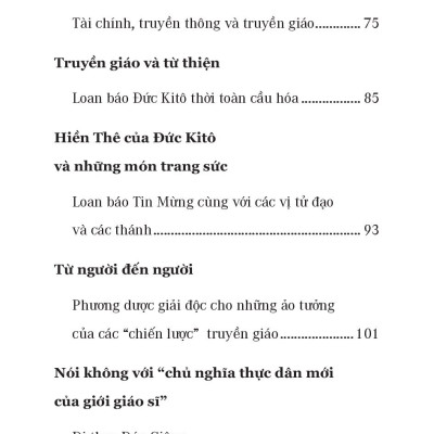 LÀ NHỮNG NHÀ TRUYỀN GIÁO TRONG THẾ GIỚI HÔM NAY 