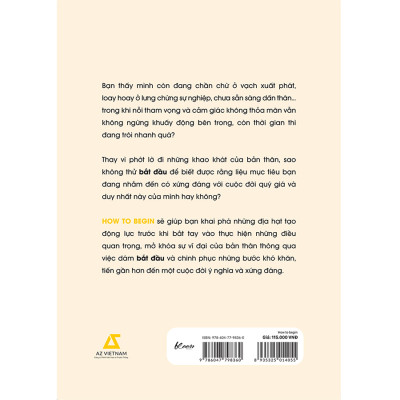 HOW TO BEGIN: Bắt Đầu Làm Điều Gì Đó Có Ý Nghĩa