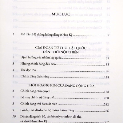 Chính Trường Hoa Kỳ: Lịch Sử Đảng Phái