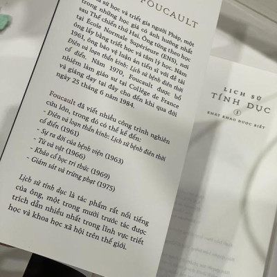 Sách - Lịch sử Tính dục (Tập 1): Khát khao được biết (Nhã Nam HCM)