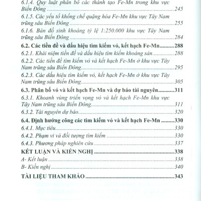 Các Tiền Đề Và Dấu Hiệu Tìm Kiếm Vỏ Và Kết Hạch Fe-Mn Khu Vực Tây Nam Trũng Sâu Biển Đông (Bộ Sách Chuyên Khảo Biển Và Công Nghệ Biển) (Bìa Cứng) 