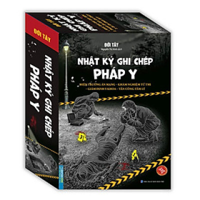 Sách - Hộp 3 cuốn Nhật ký ghi chép pháp y (tập 1,2,3)