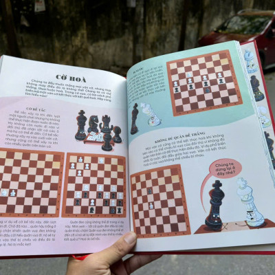  (Bìa cứng – in màu) CẨM NANG CỜ VUA - Học cờ vua căn bản từ một kì thủ chuyên nghiệp - James Canty III - Ndbooks