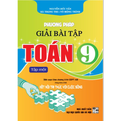 Sách -  Combo Phương pháp giải bài tập toán 9 tập 1 + 2  (dùng kèm sgk kết nối tri thức với cuộc sống) - HA