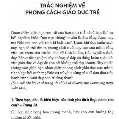 Mẹ Các Nước Dạy Con Trưởng Thành - Mẹ Đức Dạy Con Kỉ Luật (Tái Bản 2022)