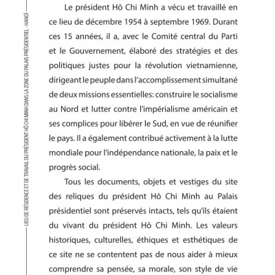 Lieu de residence et de travail du pesident Ho Chi Minh dans la zone du palais presidentiel - Hà Nội