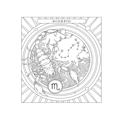 Sách Tô Màu Chiêm Tinh - Tô Màu Theo Cách Của Bạn Để Khai Mở Trực Giác Diệu Kỳ