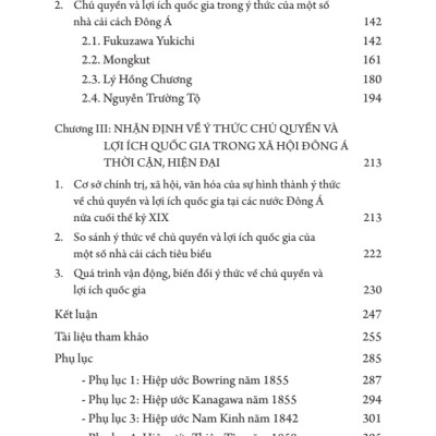 Ý Thức Về Chủ Quyền Và Lợi Ích Quốc Gia Của Một Số Nhà Cải Cách Ở Khu Vực Đông Á Nửa Cuối Thế Kỷ XIX - Đầu Thế Kỷ XX (200 bản đặc biệt giao số ngẫu nhiên)