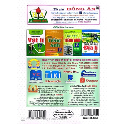 Sách - sách tham khảo hoá học 12 (dùng chung cho các bộ sgk hiện hành) (HA-MK1)