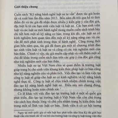 Kỹ Năng Hành Nghề Luật Sư Tư Vấn- Chia Sẽ Kinh Nghiệm Hành Nghề Thực Tế Tại Việt Nam