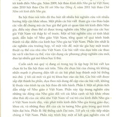 Kinh Điển Nho Gia Tại Việt Nam