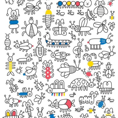 Sách tô màu cho bé tiếng Anh: 1001 Things To Colour