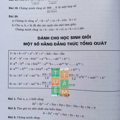 Sách - 500 bài tập cơ bản và nâng cao Toán 8