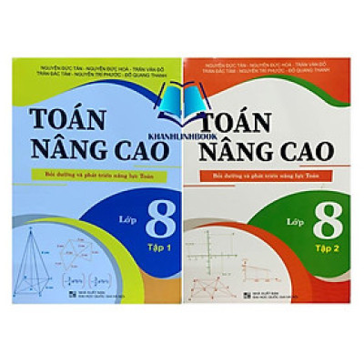 [Mã SGBAU30 giảm đến 30K đơn 99K] Sách - Combo Toán Nâng Cao Bồi Dưỡng Và Phát Triển Năng Lực Lớp 8 - Tập 1 + 2