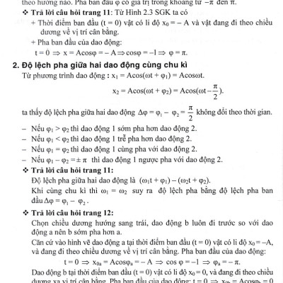 Hướng Dẫn Trả Lời Câu Hỏi & Bài Tập Vật Lí 11 (Bám Sát SGK Kết Nối Tri Thức Với Cuộc Sống) _HA