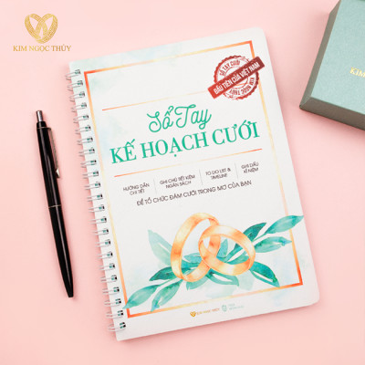 Sổ Tay Kế Hoạch Cưới Cho Cặp Đôi - Sổ tay cưới - Sổ ký tên đám cưới - Sổ tay đám cưới [Kim Ngọc Thuỷ]